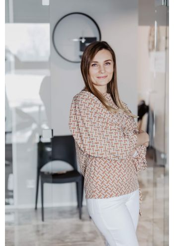 Bluzka Anna z wiązaną...