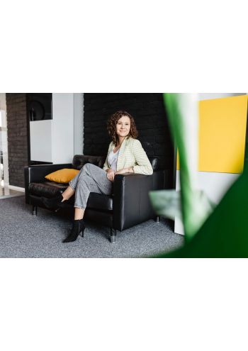 Klasyczny t-shirt z dekoltem w serek Basic white - biały Tova - 14