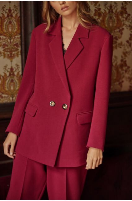 Marynarka oversize Patrone fuksja  - 4